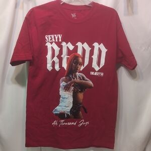Unisex Sexyy Redd Hip Hop Red Graphic T-Shirt Size Medium NWOT